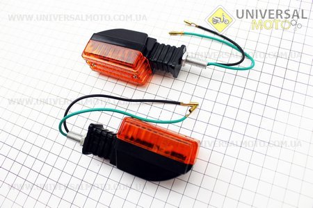 Поворот прямоугольный, оранж. стекло, комплект 2 штуки . monster (Аксессуары / UM3011-V03)