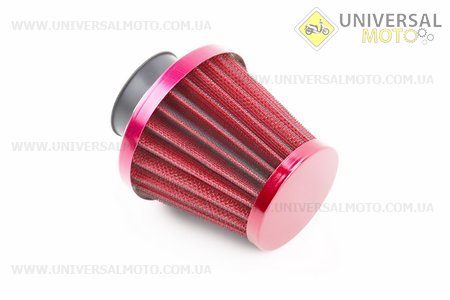 Фільтр повітряний нульовий 35мм прямий "конус" червоний (великий). Китай (Різне / UM3011-V76)