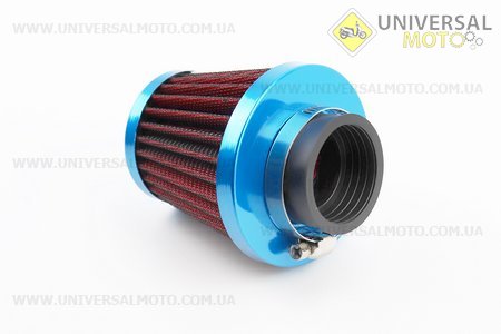 Фільтр повітряний нульовий 35мм прямий "конус" синій. Китай (Різне / UM3011-V78)