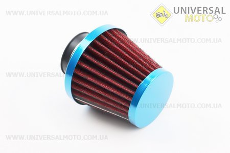 Фільтр повітряний нульовий 35мм прямий "конус" синій. Китай (Різне / UM3011-V78)