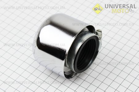 Фільтр повітряний нульовий 42мм прямий з ковпачком сталевий. Китай (Різне / UM3011-V80)