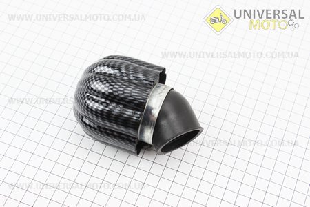 Фільтр повітряний нульовий 35мм 45град. з ковпачком хвилястим "КАРБОН". Китай (Різне / UM3012-V47)
