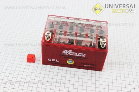 Аккумулятор 7Аh (гелевый, оранж) 150/85/95мм, 2018. Mototech (Аксессуары / UM3012-V64)