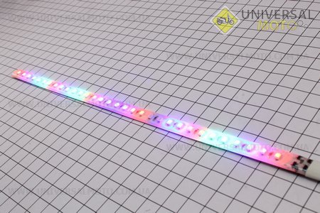 Лента ДИОДНАЯ 30см, 32 цветных диода, 20 программ