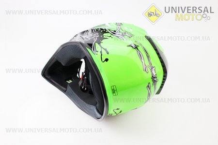 Шлем кроссовый HF-116 L- NEON GREEN