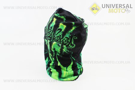 Підшоломник літній (балаклава) "Monster" ЧОРНИЙ з малюнком, AC022. Китай (Мотоекіпировка / UM3013-V43)