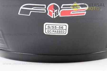 Шлем закрытый 825-2 S- Черный . F-2 (Шлем / UM3013-V70)