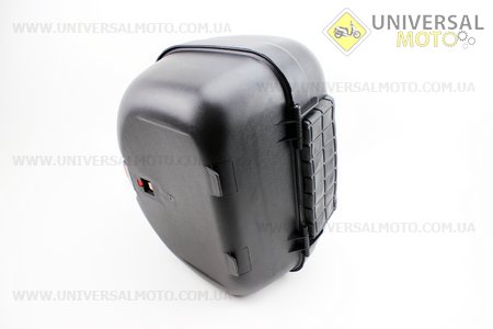 Кофр МАТовый черный "большой" отстегивающийся 455*385*280мм + 2 ШЛЕМа открытых