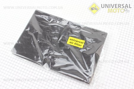 Фільтр повітряний поролон - "заготовка" 200 * 300мм, чорний. Украина (Повітряний фільтр / UM3014-V11)