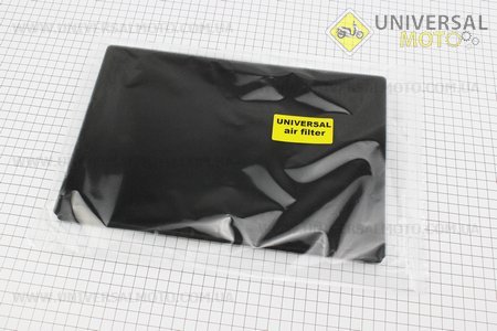 Фільтр повітряний поролон - "заготовка" 200 * 300мм, чорний. Украина (Повітряний фільтр / UM3014-V11)
