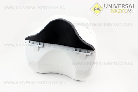 Кофр "мерседес" из стоп-сигналом Белый + ШЛЕМ 360*400*300мм