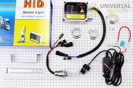 Ксенон XENON БИ комплект на одну лампу H6 DC 6000K компакт. Китай (Аксессуары / UM3014-V26)