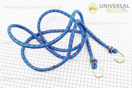 ГУМКА БАГАЖНИКА кругла з гачками метал. 2,0метр (різні кольори). Китай (Різне / UM3014-V45)