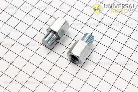 Дзеркал перехідник під кріплення М10 для дзеркал М8 комплект 2шт. Китай (Різне / UM3014-V50)