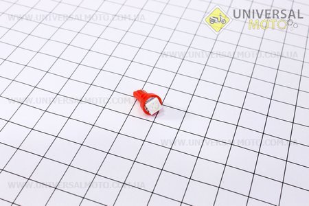 Лампа 1-диодная подсветки приборов красная T5, 2шт