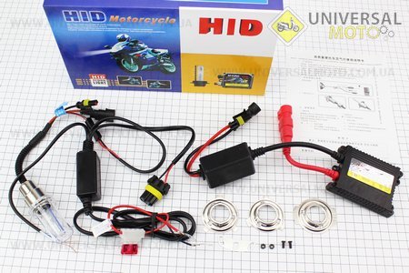 Ксенон XENON БИ к-кт на одну лампу H6 AC/DC 8000K компакт