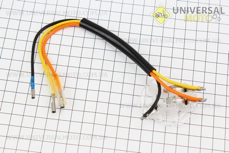 Патрон лампы фары цоколь BA20D пластик прозрачный