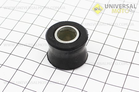 Сайлентблок амортизатора + втулка 10мм комплект, чорний. Китай (Сайлентблок / UM3015-V36)