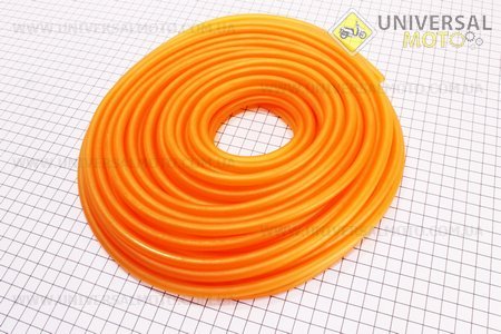 Шланг топливный силикон ОРАНЖЕВЫЙ (внешн.8мм, внутр. 5мм) в коробке - 20метров. Китай (Аксессуары / UM3015-V42)