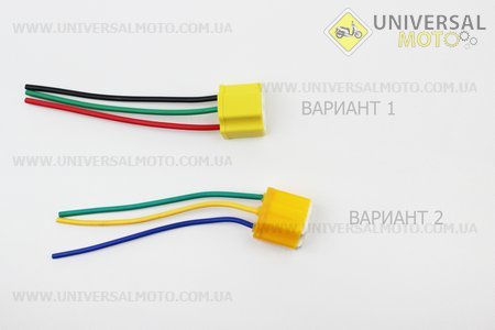 Патрон лампи фари цоколь P45T, лампа H4 / HS1. Китай (Освітлення / UM3015-V47)