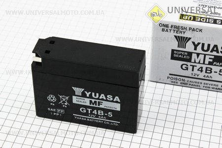 Аккумулятор "таблетка-Yamaha/suzuki"  GT4B-5 113/40/87мм 2015