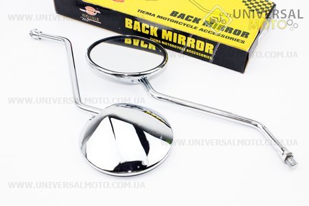 Дзеркала комплект Круглі-ХРОМ "Delta", м10. TMMP (Різне / UM3016-V29)