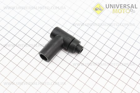 Ковпачок свічки "люлька" 90град ЧОРНИЙ "силікон" малий. Китай (Різне / UM3016-V32)