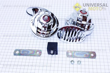 Сигнал ДВОЙНОЙ "ХРОМ" + реле