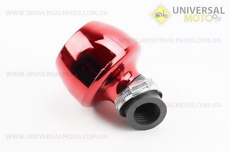 Фільтр повітряний нульовий 28мм 45град. "ТУРБИНА" червона. Китай (Різне / UM3017-V00)