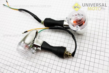 Поворот "КОЛО" малий, хром., прозоре скло, комплект 2шт. monster (Різне / UM3017-V24)