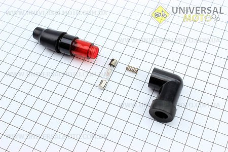 Ковпачок свічки "люлька" 90град з індикатором. Китай (Свічний ковпачок / UM3017-V62)