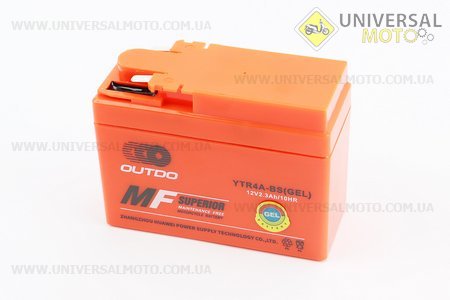 Акумулятор "таблетка-Honda" YTR4A-BS (L115 * W49 * H85мм). OUTDO (Акумулятор / UM3017-V89)