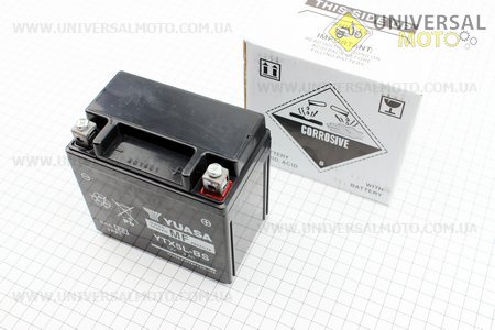 Аккумулятор 4Ah YTX5L-BS (кислотный) 112/70/105мм 2017