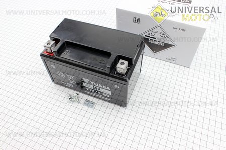 Аккумулятор 7Аh YTX7A-BS (кислотный заливной) 150/85/95мм 2015г, от 8шт -3%
