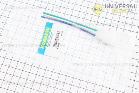 Роз'єм 3 контакту "папа" + 3 дроти. Китай (Роз'єми освітлення / UM3017-V97)