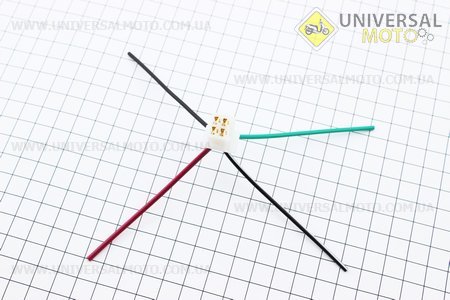 Роз'єм 4 контакту "мама" + 4 дроти. Китай (Різне / UM3017-V98)