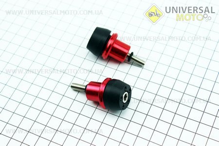 Заглушка керма - відбійник, комплект 2шт малі, ЧЕРВОНИЙ. Китай (Різне / UM3018-V13)