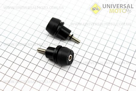 Заглушка руля - отбойник, комплект 2 штуки малые, Черный . Китай (Аксессуары / UM3018-V16)