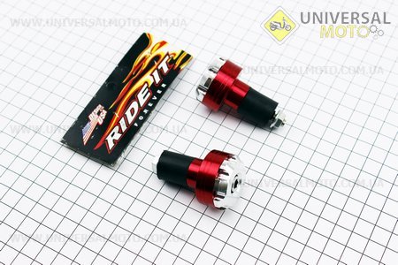 Заглушка керма - відбійник, комплект 2шт великі, ЧЕРВОНИЙ. Китай (Різне / UM3018-V17)