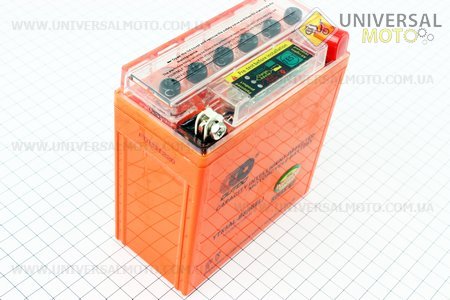 Аккумулятор 5Аh YTX5AL-BS (гелевый, оранж) Active 120/60/130мм с ИНДИКАТОРОМ, 2016