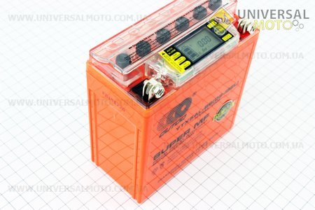 Аккумулятор 5Аh YTX5AL-BS (гелевый, оранж) Active 120/60/130мм с ИНФОР. ДИСПЛЕЕМ, 2016