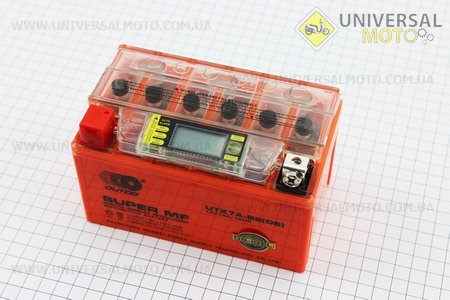 Аккумулятор 7Аh (гелевый, оранж) 150/85/95мм с ИНФОР. ДИСПЛЕЕМ, 2016