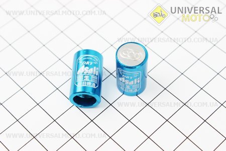 Колпачок ниппеля "ПИВНАЯ банка" синий, 2шт