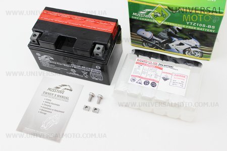 Аккумулятор 7(8,6)Аh YTZ10S-BS (кислотный) 150/85/95мм