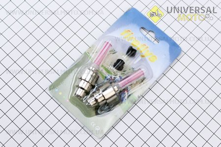 Ковпачок ніпелю "МАЯЧОК" що світиться ЧЕРВОНИЙ, 2шт. Китай (Різне / UM3019-V50)