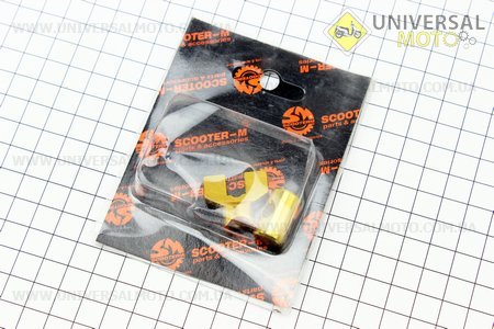 Болт тормозного шланга M10, ЖЕЛТЫЙ