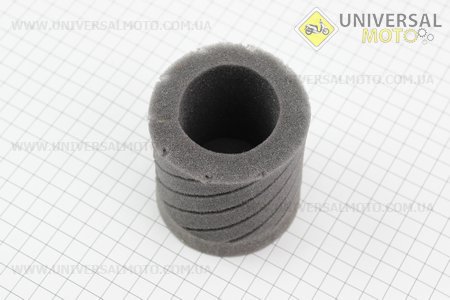 Фильтр воздушный нулевой - элемент для 35мм "цилиндр" (паралоновый), Черный . SALO (Аксессуары / UM3019-V72)