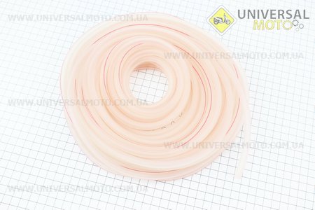 Шланг паливний 5x7мм - 15метрів, прозорий "силікон". Китай (Різне / UM3019-V87)