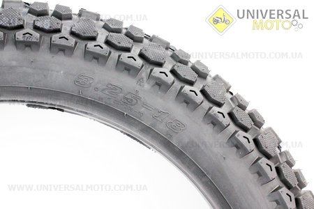 Шина 3,25-18 CX208 шипованная "кубик", без камеры
