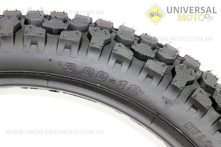 Шина 3,00-18 шипованная HC-307. GXmotor (Шины / UM3033-V37)